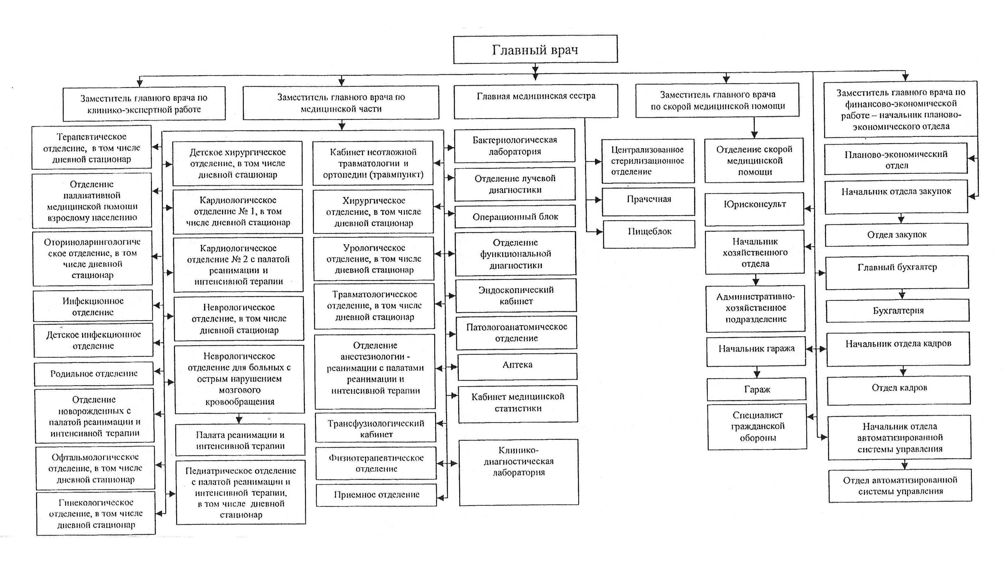 Структура медицинской организации